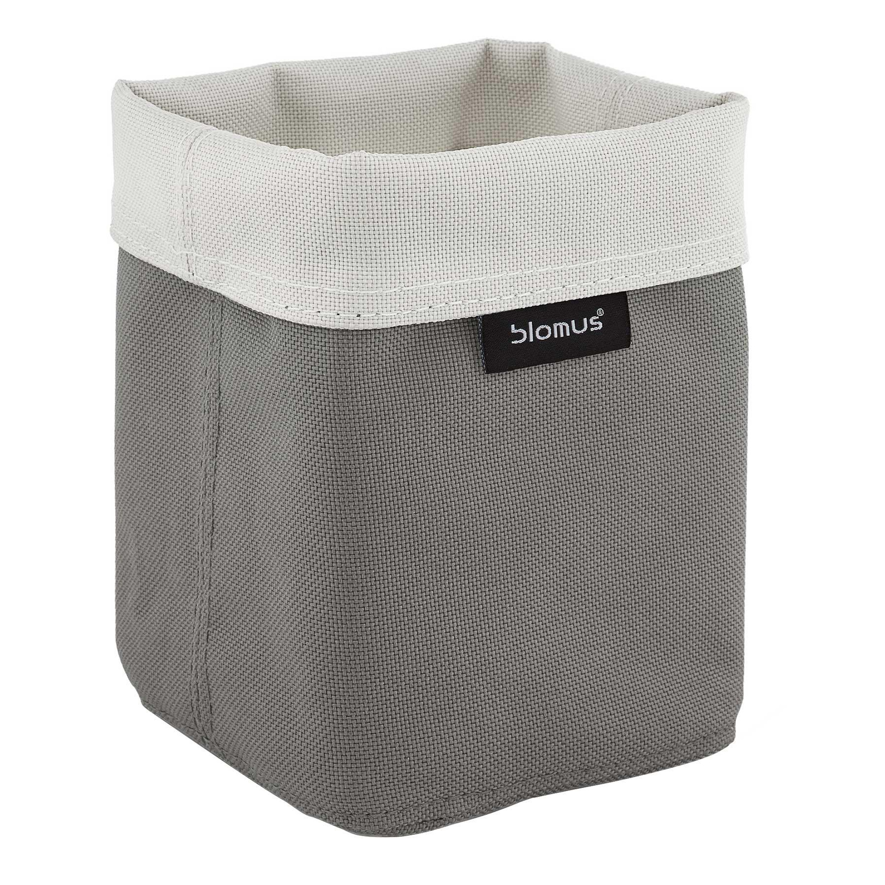 Blomus - Ara Wende-/Aufbewahrungskorb S - taupe/sand/LxBxH 9x9x12cm/schmutzabweisend von Blomus