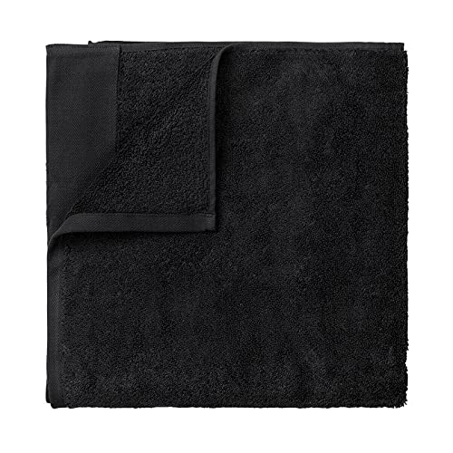 Blomus Badetuch Riva, Handtuch, Duschtuch, Baumwolle, Black, 70 x 140 cm, 66299 von Blomus