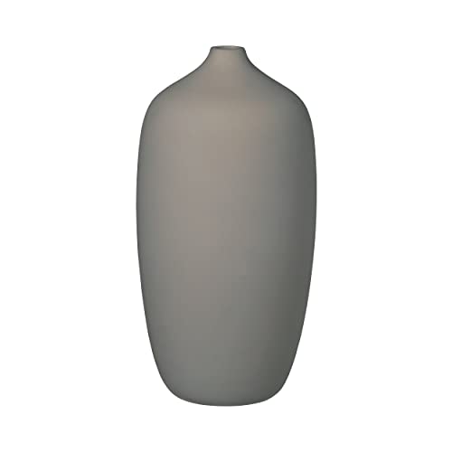 Blomus Ceola Vase, Dekovase, Blumenvase, Keramik, Satellite, H 25 cm, Ø 13 cm, 66243 von Blomus