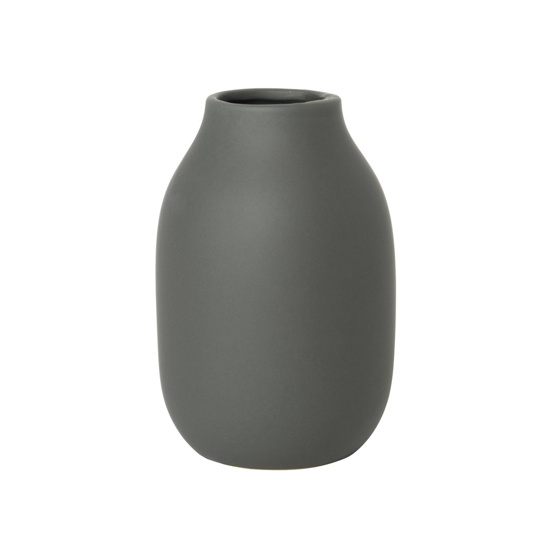 Blomus - Colora Vase S - agavengrün/H x Ø 15x10,5cm/jedes Stück ein Unikat von Blomus