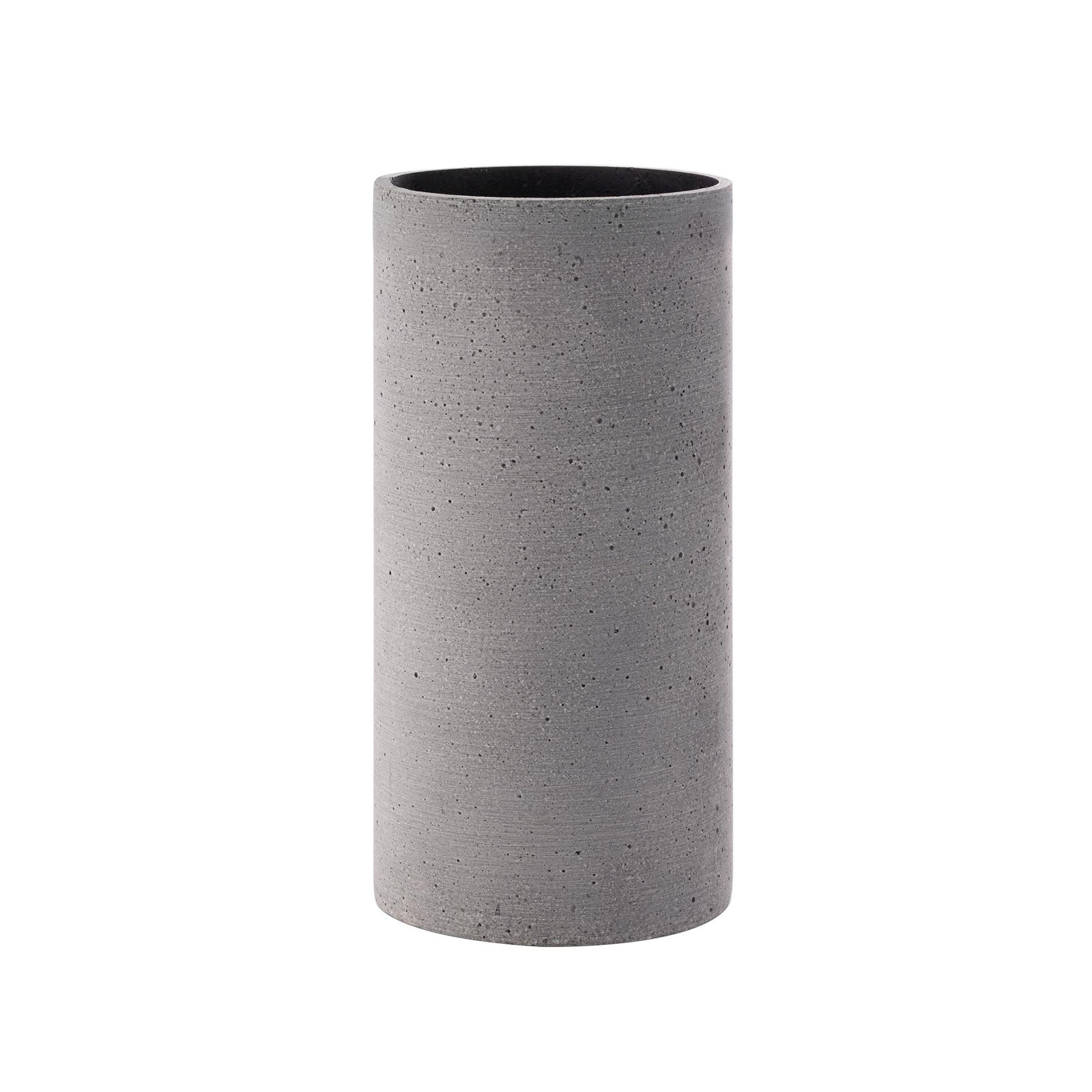 Blomus - Coluna Vase M - dunkelgrau beton/H 24cm , Ø 12cm von Blomus