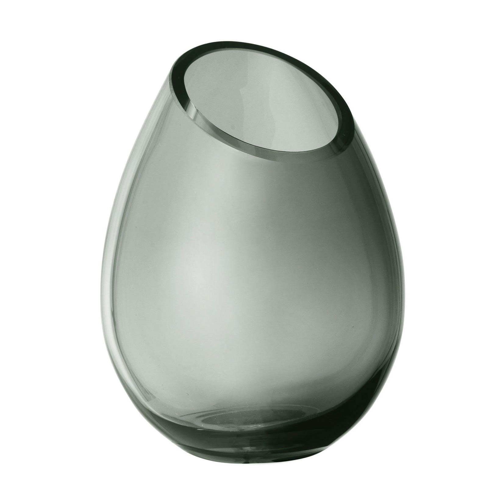 Blomus - Drop Vase Ø 12,5cm - rauch/H 16,5cm / Ø 12,5cm von Blomus
