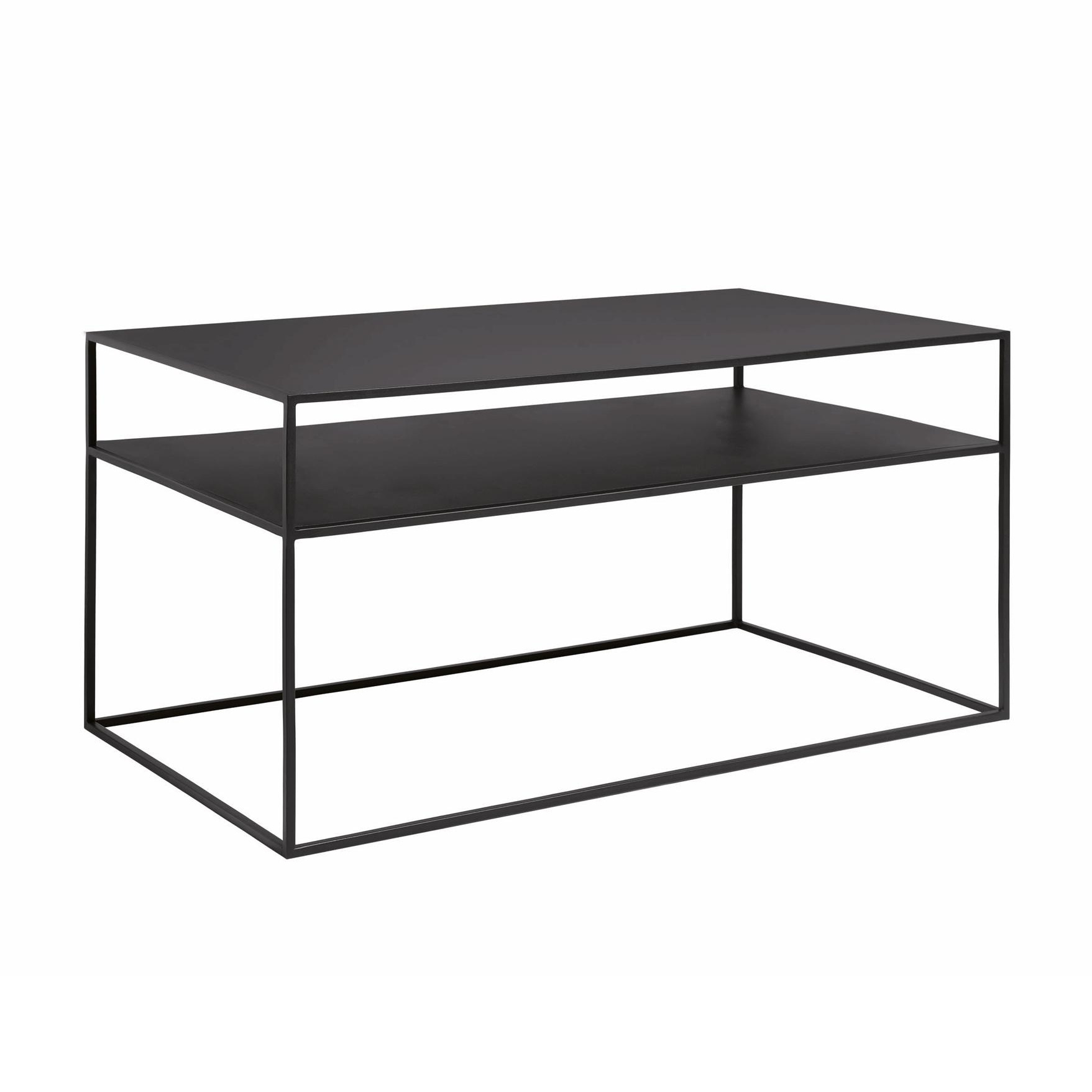 Blomus - Fera Couchtisch - schwarz/pulverbeschichtet/BxHxT 90x45x50cm von Blomus