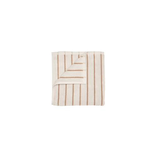 Blomus Handtuch 2er Set -ARTO- aus 100% Baumwolle | Größe 30 x 50 cm | Farbe Moonbeam/Amber Brown von Blomus