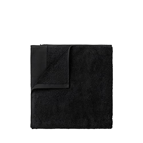 Blomus Handtuch Riva, Badehandtuch, Badhandtuch, Baumwolle, Black, 50 x 100 cm, 66300 von Blomus