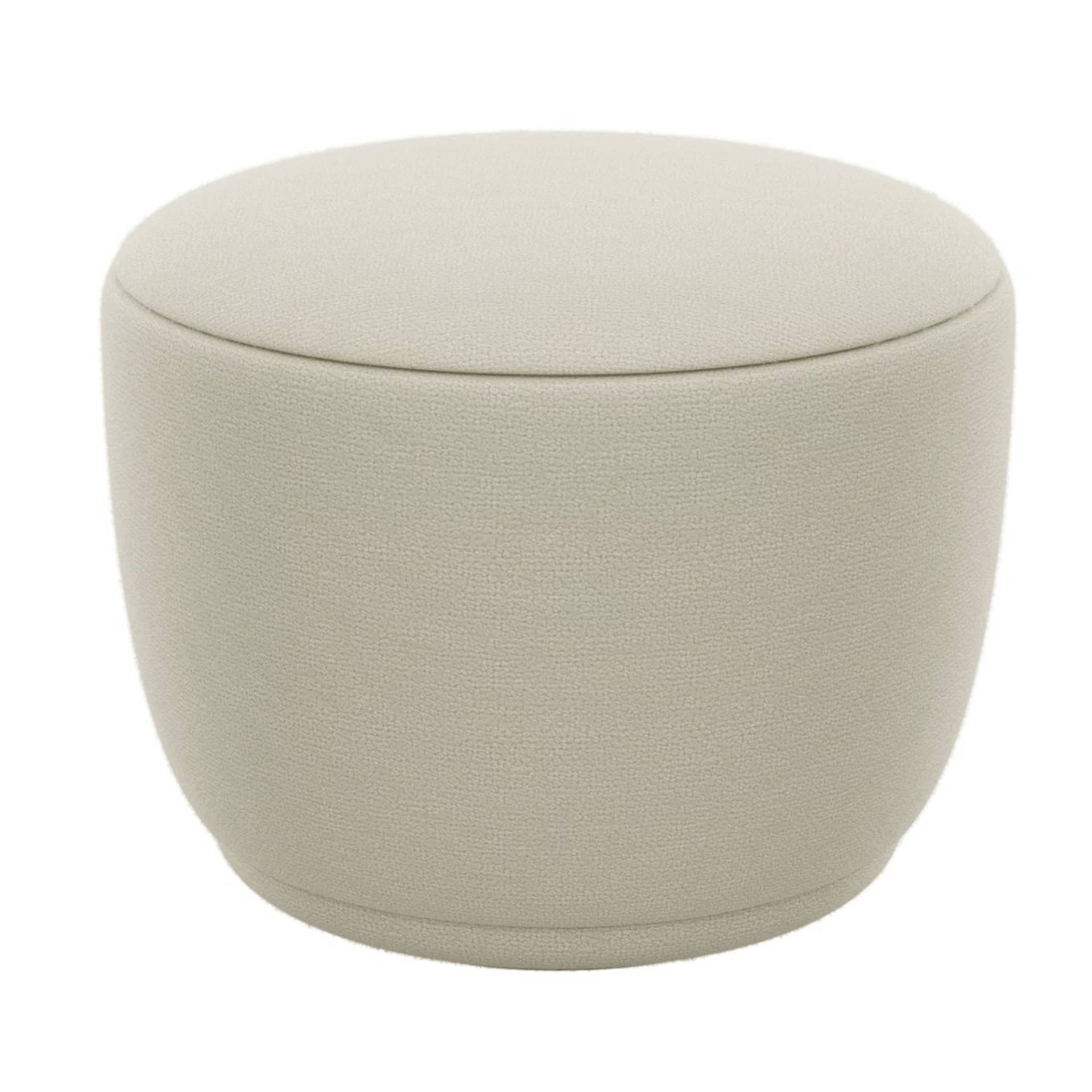 Blomus - Kuon Pouf - beige/Stoff Boucla/H x Ø 45x48cm von Blomus