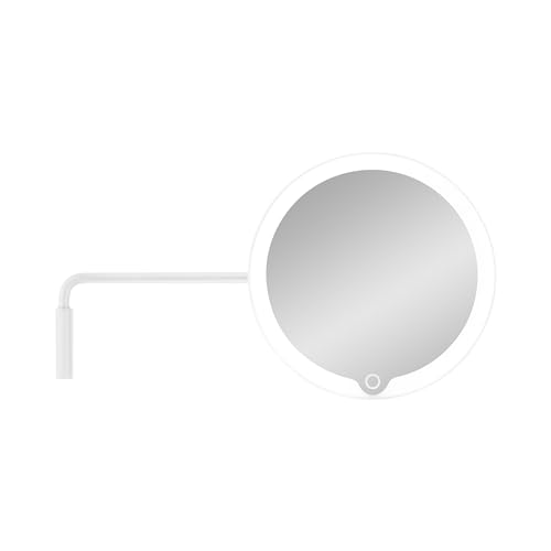 Blomus LED Kosmetikspiegel -MODO- White mit Wandhalterung, 66353 von Blomus