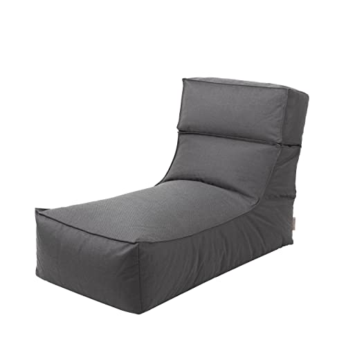 Blomus Outdoor-Lounger -Stay- Sonnenliege Bodenkissen Wasserfest (Coal) von Blomus