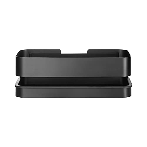 Blomus -NEXIO- Duschkorb, praktischer Halter für die Dusche, breites Gummiband im Inneren, 25 x 12 cm, Farbe Black (66330) von Blomus