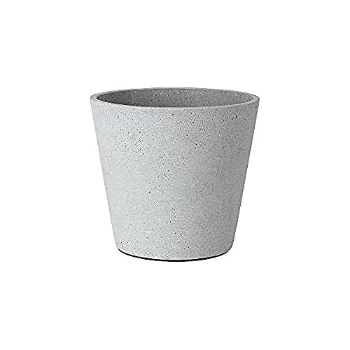 Blomus Pflanzgefäß-65735 Pflanzgefäß, Polystone, Light Grey, Large von Blomus