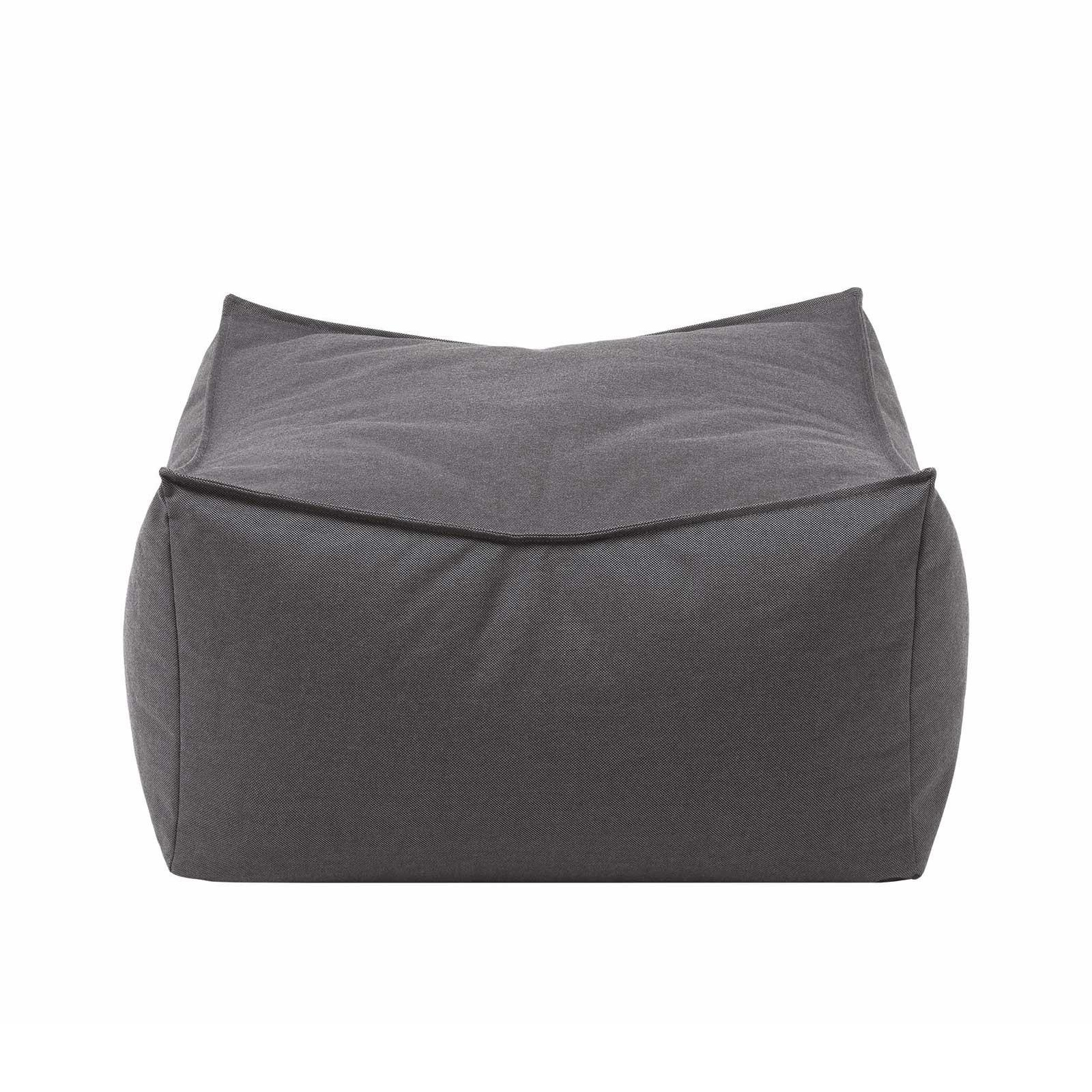 Blomus - Stay Pouf/Hocker - kohle/LxBxH 60x60x32cm/UV-beständig/wasserabweisend von Blomus