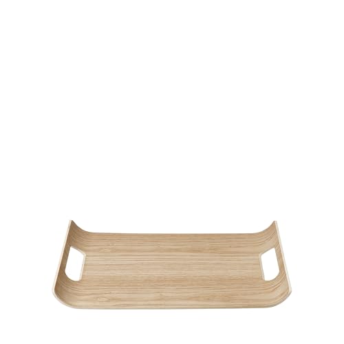 blomus Tablett WILO | Hartholz | Farbe Natur | Größe S | L36xB25xH3cm | Zeitloses Design | Serviertablett für Küche, Deko & Getränke von Blomus