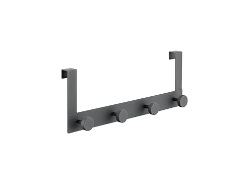 Blomus Türhaken 4-fach - APARA - | Farbe: Magnet | Hochwertiger Türhaken aus Edelstahl für 4 Haken | Türgarderobe ohne Bohren | Modernes Design in grau | 36 x 5,1 x 16 cm Blomus Türhaken 4-fach - APARA - | Farbe: Magnet | Hochwertiger Türhaken aus Edelstahl für 4 Haken | Türgarderobe ohne Bohren | Modernes Design in grau | 36 x 5,1 x 16 cm von Blomus