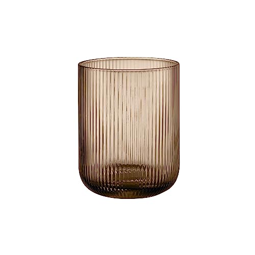 blomus -VEN- Windlicht Size S, Warmer Braunton, eleganter Blickfang als Windlicht oder Vase, Farbe Coffee (66251) von Blomus