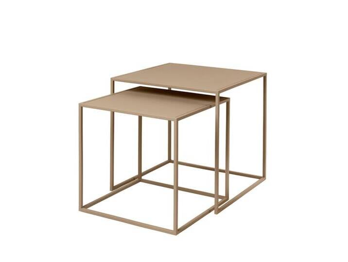 Sofatisch (2er-Set) Fera Blomus grau, 35/40x35/40x35/40 cm von Blomus