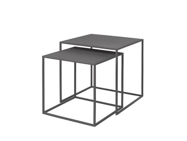 Sofatisch (2er-Set) Fera Blomus grau, 35/40x35/40x35/40 cm von Blomus