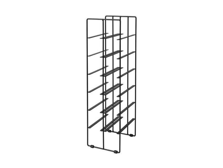 Weinflaschenregal PILARE 19 x 66 x 21 cm Metall schwarz von Blomus