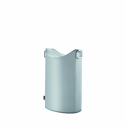 blomus -FRISCO- Wäschesammler Grau, 65 Liter, mit zwei praktischen Tragegriffen, hochwertige Kunstfaser, trendiges Design, moderner Wäschekorb (H / B / T: 70 x 45 x 28 cm, Farbe: Grau, 65387) von Blomus