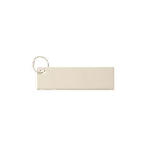 blomus Duschabzieher FLIT | Moonbeam | 23L x 7B cm | Duschwischer Beige | Fensterabzieher aus Silikon mit Metall-Kern für Dusche, Badezimmer, Spiegel, Glas-Reinigung, Fliesen von Blomus