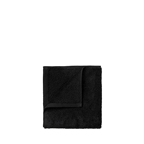 Blomus Gästehandtücher 4er Set Riva, Gästehandtuch, Handtuch, Baumwolle, Black, 30 x 30 cm, 66302 von Blomus