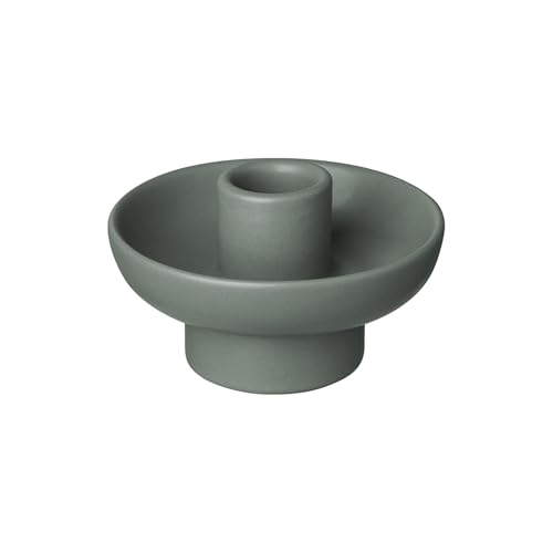 blomus Kerzenhalter -Vela- | Farbe Agave Green | ⌀ 9 x 4H cm | Kerzenständer Grün | Passend für Ø 22cm Kerzen | runder Kerzenleuchter aus Steingut blomus Kerzenhalter -Vela- | Farbe Agave Green | ⌀ 9 x 4H cm | Kerzenständer Grün | Passend für Ø 22cm Kerzen | runder Kerzenleuchter aus Steingut von Blomus