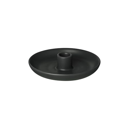 blomus Kerzenhalter -Vela- | Farbe Black | ⌀ 14,5 x 3H cm | Kerzenständer Schwarz | Passend für Ø 22cm Kerzen | runder Kerzenleuchter aus Steingut blomus Kerzenhalter -Vela- | Farbe Black | ⌀ 14,5 x 3H cm | Kerzenständer Schwarz | Passend für Ø 22cm Kerzen | runder Kerzenleuchter aus Steingut von Blomus