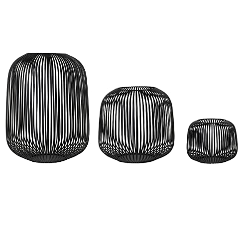 blomus Laterne Lito 3er Set | Schwarz | Größe S,M und L | 20L x 20B x 17H cm | 28L x 28B x 27H cm | 33L x 33B x 45H cm | Kerzenhalter Schwarz | Windlicht aus Edelstahl | Laterne Deko blomus Laterne Lito 3er Set | Schwarz | Größe S,M und L | 20L x 20B x 17H cm | 28L x 28B x 27H cm | 33L x 33B x 45H cm | Kerzenhalter Schwarz | Windlicht aus Edelstahl | Laterne Deko von Blomus