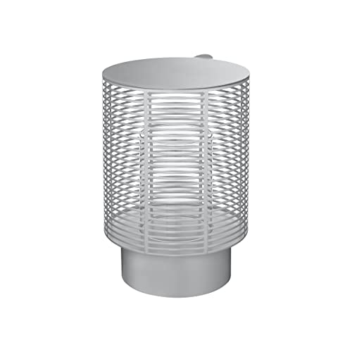 blomus Outdoor Laterne -Olea- Kerzenhalter Windlicht aus Edelstahl (Silver) (66664) von Blomus