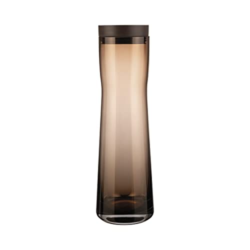 blomus -SPLASH- Wasserkaraffe, Glasgefäß, eleganter Braunton, 1000ml, Farbe Coffee (64283) von Blomus