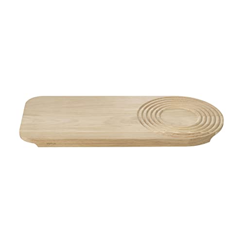 blomus Schneidebrett -ZEN- Holz und Serviertablett aus Eiche 45 x 20 x 2 cm Holzbrett Küchenbrett (66929) von Blomus