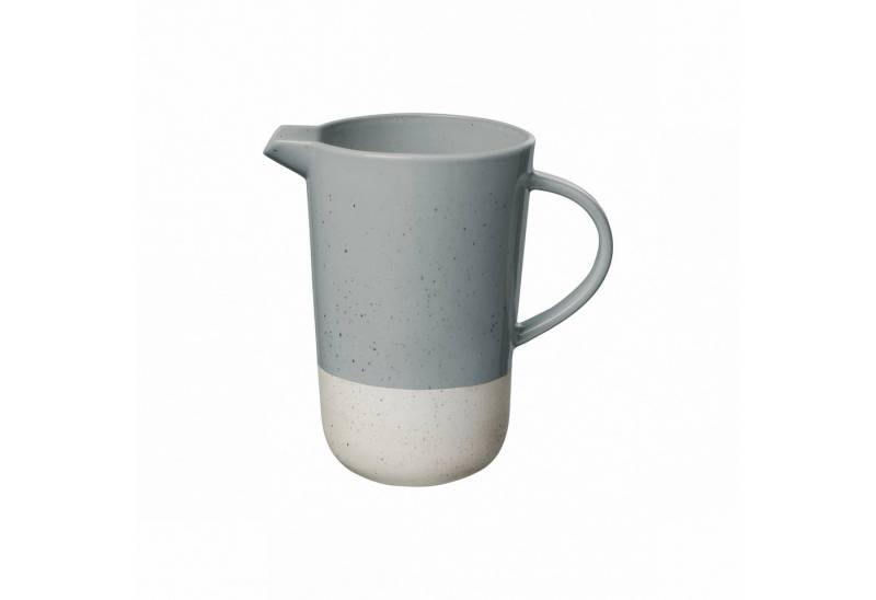 blomus Wasserkrug -SABLO- Designer Krug: Elegantes Steingut-Design, (1-tlg), 1000ml, Spülmaschinengeeignet, Mikrowellengeeignet, Hochwertig, Ästhetisch von Blomus