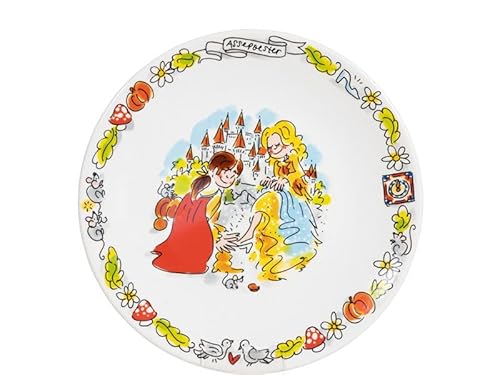 Blond Amsterdam Frühstücksteller Assepoester Ø22 cm x Efteling – Cinderella Design – Geschenkidee – Keramik von Blond Amsterdam