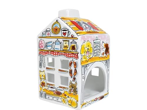 Blond Amsterdam Lichthaus Dog – Teelichthalter mit Hundeillustrationen – Dekoration für gemütliches Zuhause – Geschenkidee für Hundefreunde von Blond Amsterdam