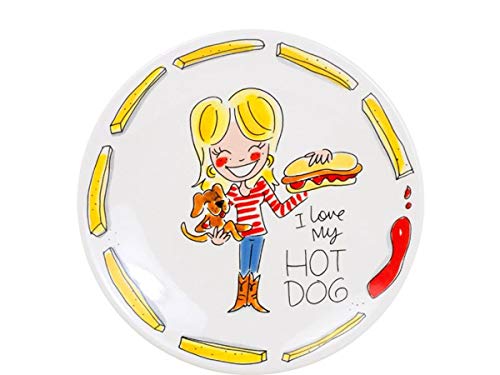 Blond Amsterdam - Snack - Frühstücksteller ø22cm HotDog von Blond Amsterdam