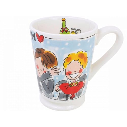 Blond Amsterdam XL Hochzeitstasse für Bräutigam – 0,5L – Hochzeitsgeschenk von Blond Amsterdam