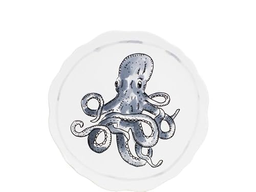 Blond Amsterdam Teller ø15 cm Octopus – Handgefertigt, maritimes Design von Blond Amsterdam