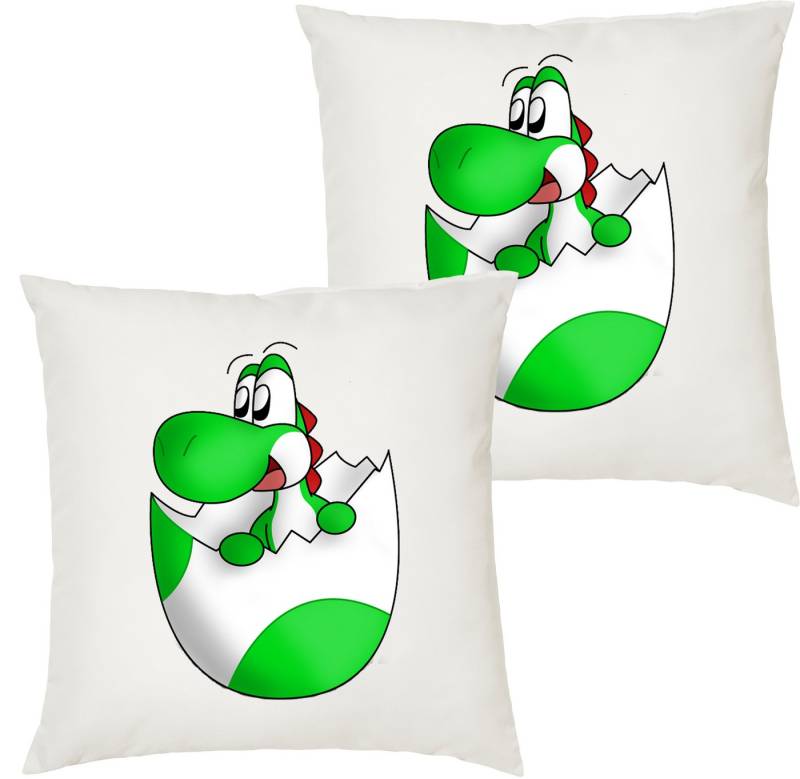 Blondie & Brownie Dekokissen Baby Yoshi Ei Mario Gaming Spiel Super Retro Konsole mit Füllung Blondie & Brownie Dekokissen Baby Yoshi Ei Mario Gaming Spiel Super Retro Konsole mit Füllung von Blondie & Brownie