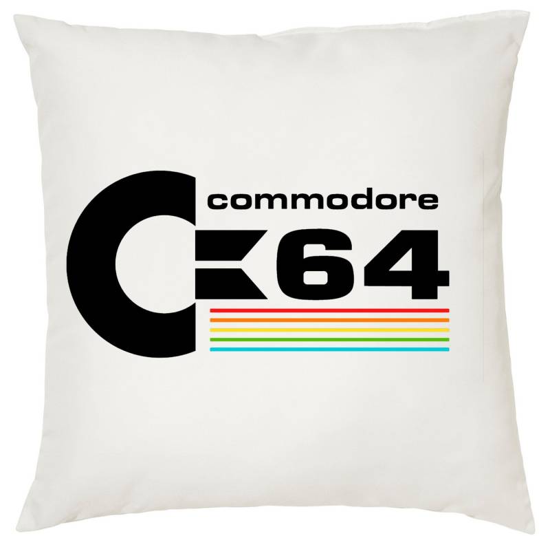 Blondie & Brownie Dekokissen Commodore 64 Konsole Amige Super Retro mit Füllung von Blondie & Brownie