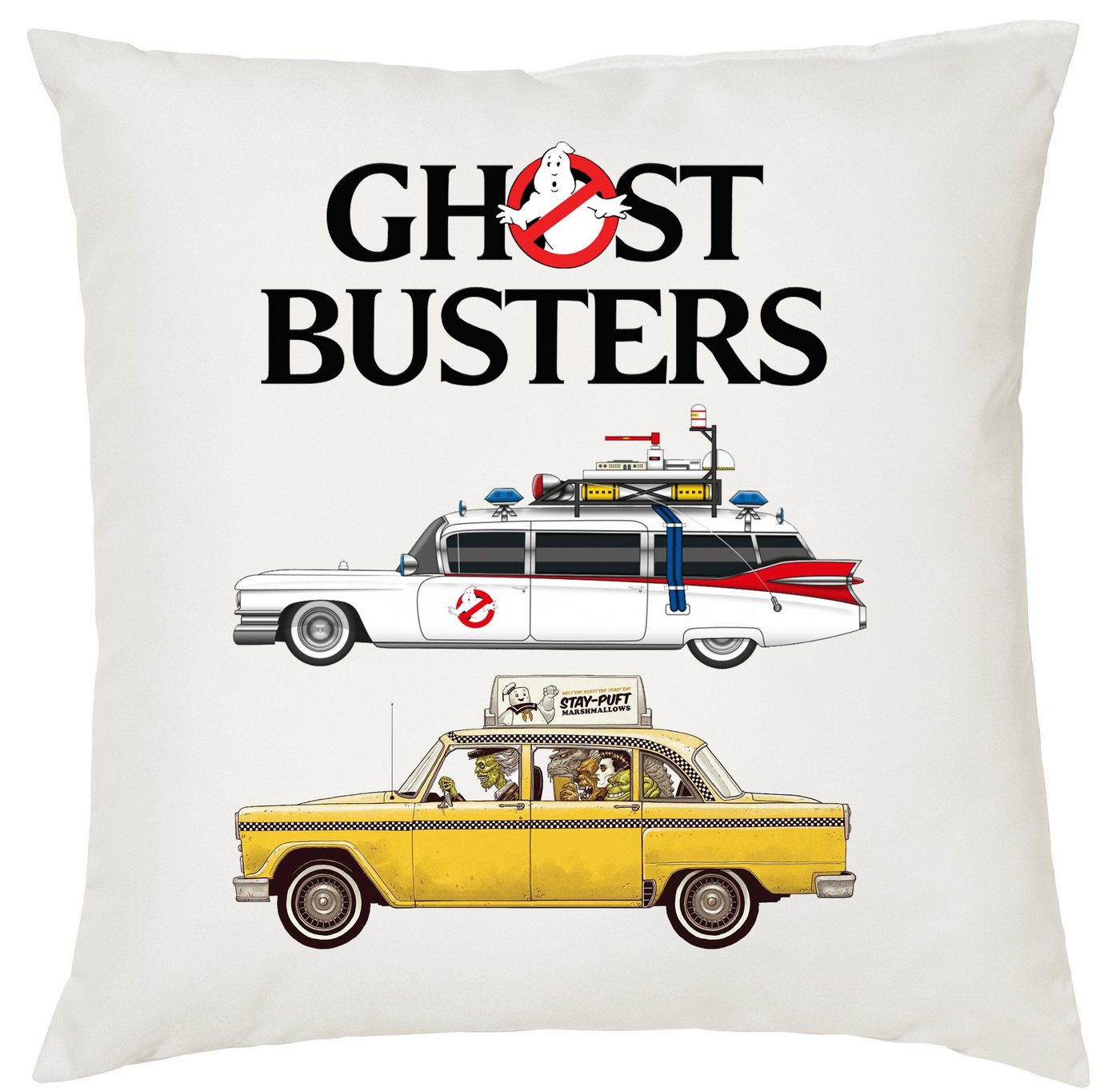 Blondie & Brownie Dekokissen Ghostbusters Cars Auto Geisterjäger Geister Film Ghost von Blondie & Brownie