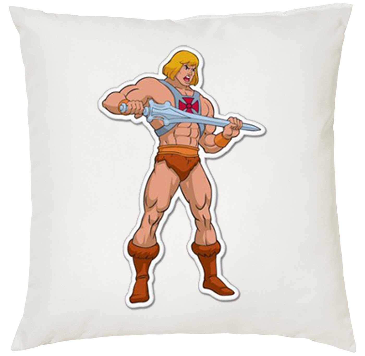 Blondie & Brownie Dekokissen He Man MotU Masters Universe Comic Cartoon, Kissen mit Füllung von Blondie & Brownie