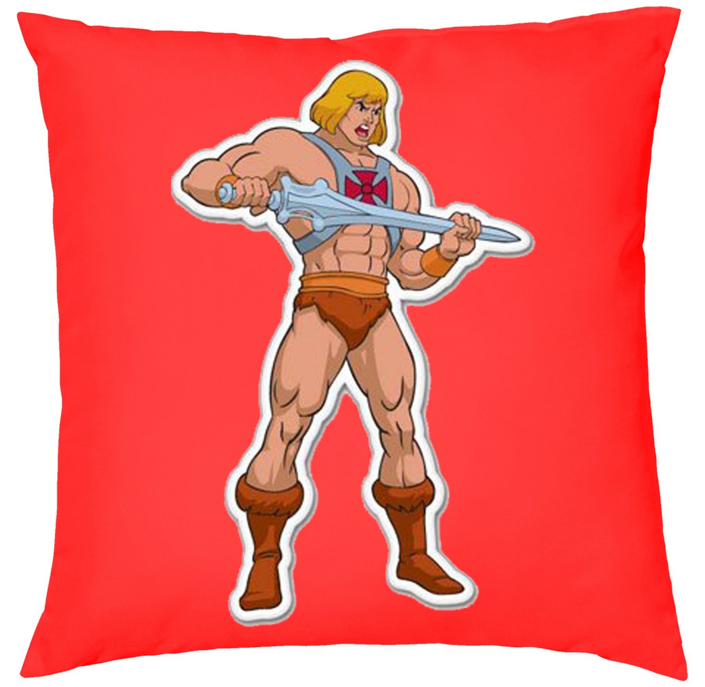 Blondie & Brownie Dekokissen He Man MotU Masters Universe Comic Cartoon, Kissen mit Füllung von Blondie & Brownie