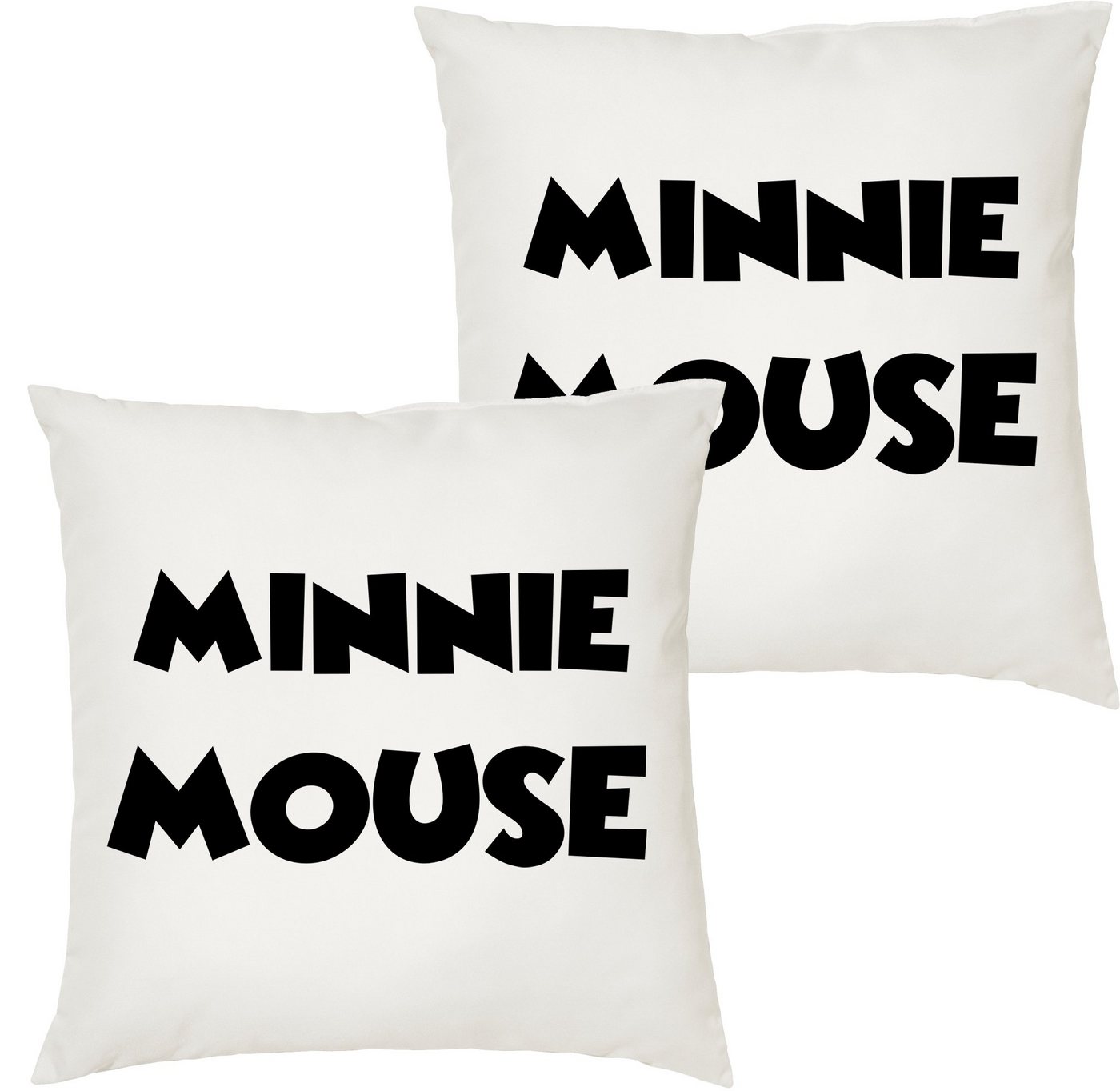 Blondie & Brownie Dekokissen Minnie Mouse Mickey Cartoon Zeichentrick Maus von Blondie & Brownie