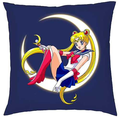 Blondie & Brownie Dekokissen Sailor Moon, einzeln, Navyblau von Blondie & Brownie