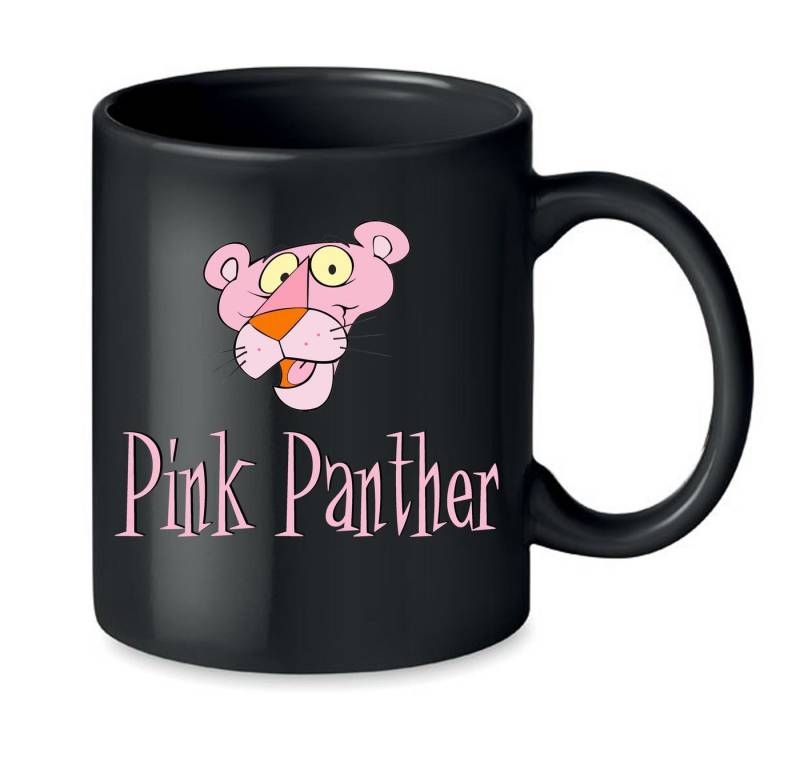 Blondie & Brownie Tasse Pink Panther Rosarote Inspector Comic Cartoon, Keramik von Blondie & Brownie