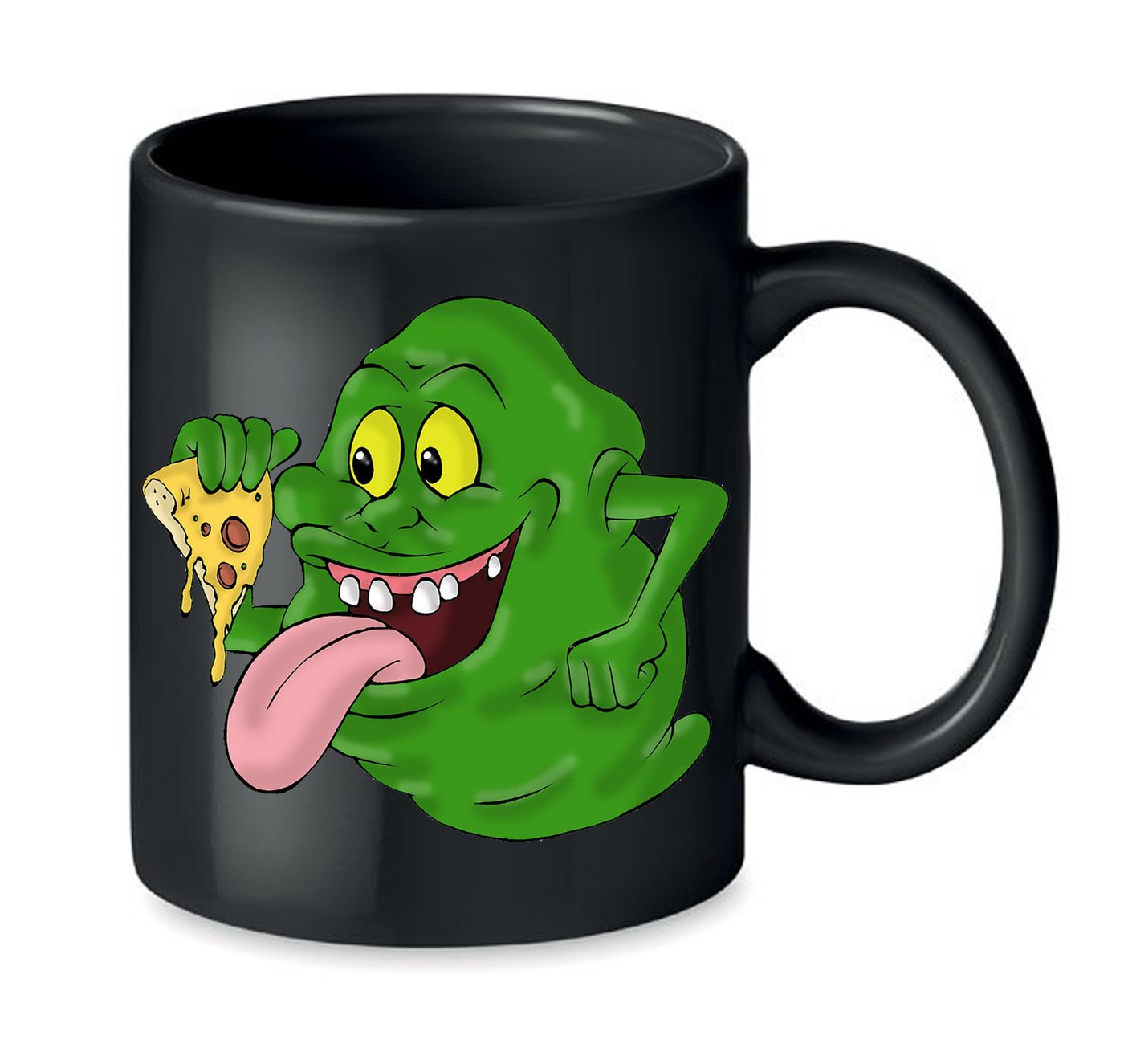 Blondie & Brownie Tasse Slimer Ghostbusters Geisterjäger Pizza Film, Keramik von Blondie & Brownie