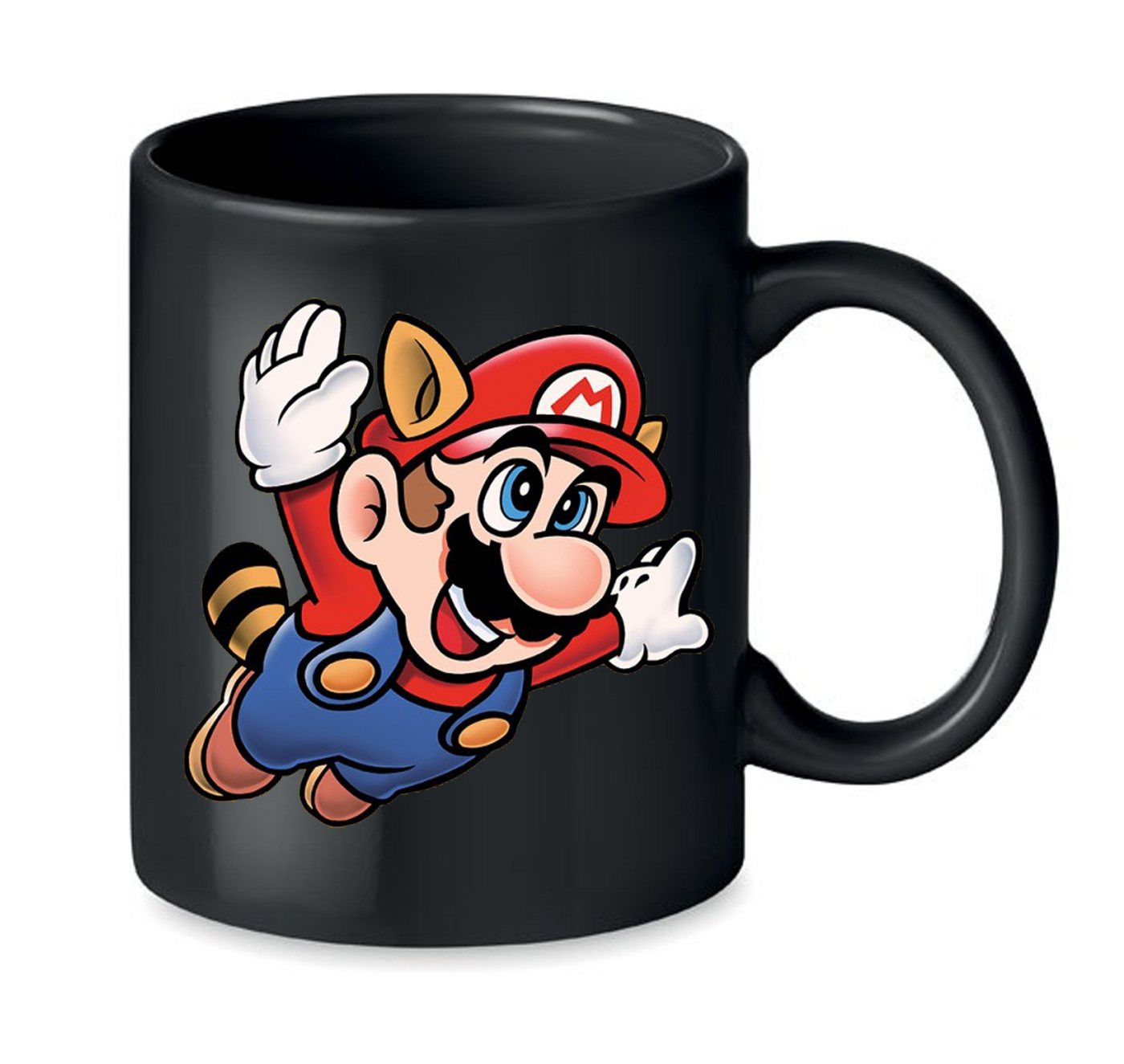 Blondie & Brownie Tasse Super Mario 3 Fligh Retro Gamer Gaming Nerd Konsole, Keramik von Blondie & Brownie