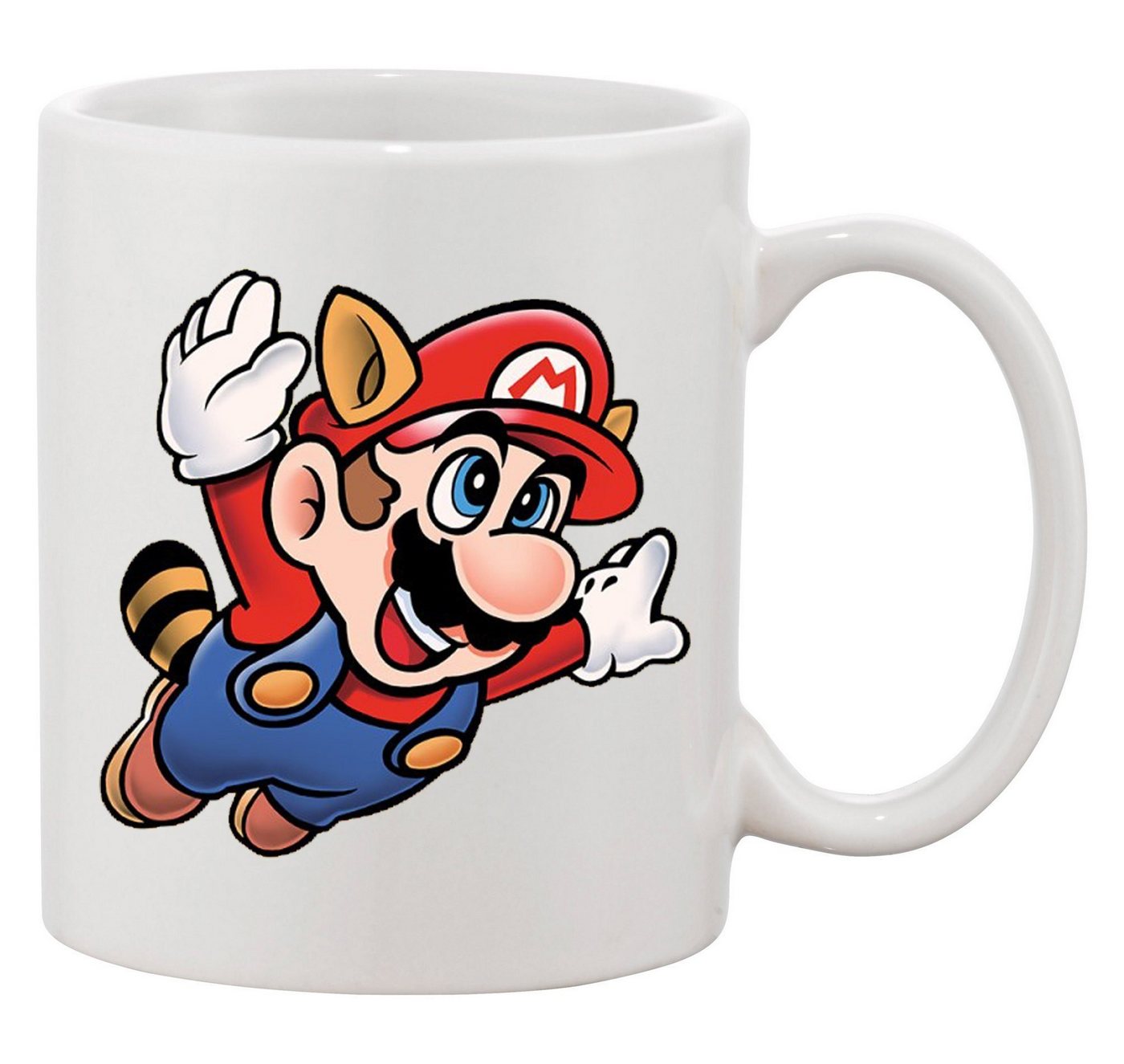 Blondie & Brownie Tasse Super Mario 3 Fligh Retro Gamer Gaming Nerd Konsole, Keramik von Blondie & Brownie