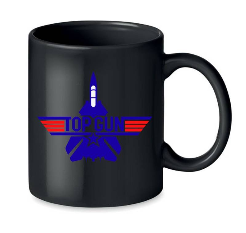 Blondie & Brownie Tasse Top Gun F-14 Tomcat 80s 90s Vintage Film Kino Maverick, Keramik von Blondie & Brownie