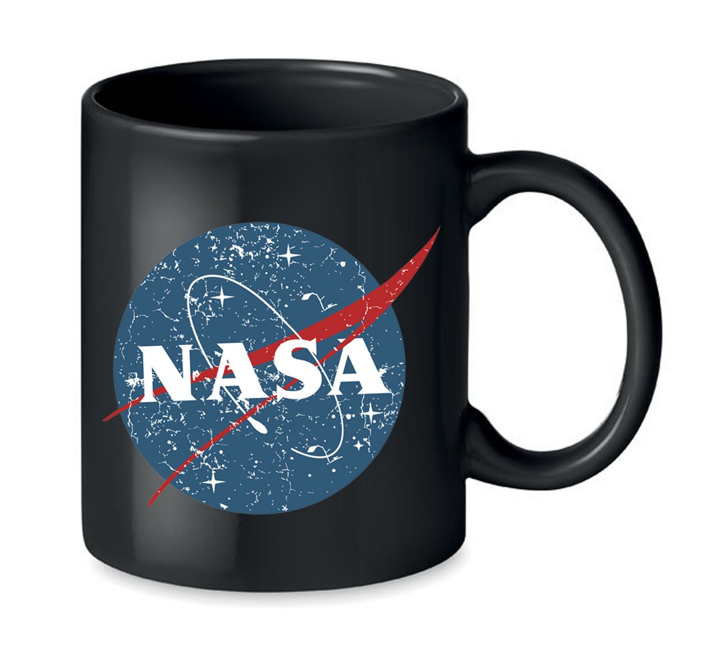 Blondie & Brownie Tasse Vintage Nasa Rakete USA Space Mond Mars Elon Mission, Keramik von Blondie & Brownie