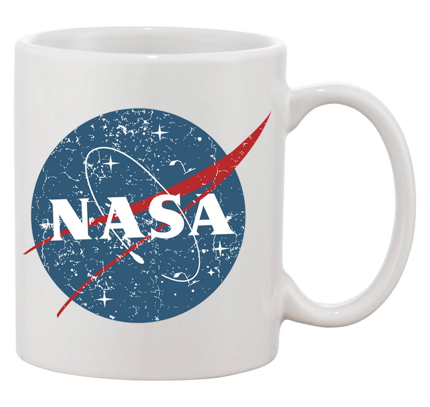 Blondie & Brownie Tasse Vintage Nasa Rakete USA Space Mond Mars Elon Mission, Keramik von Blondie & Brownie